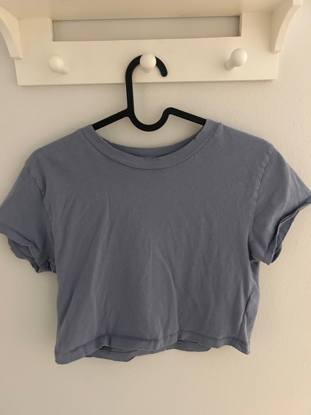 Aeropostale Classic Crop Tee - Light Blue